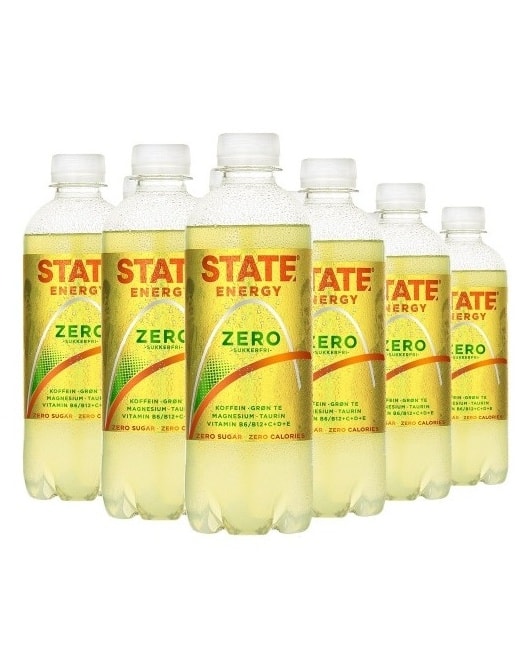 STATE Energy Drink Zero 12x400ml - energidrikk