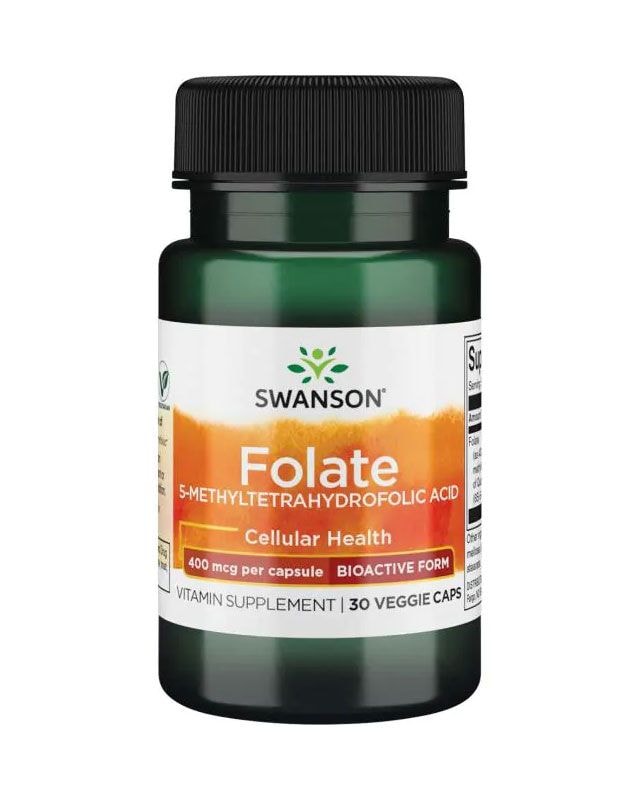 Swanson - Folate - 400mcg - 30 veg caps - the body