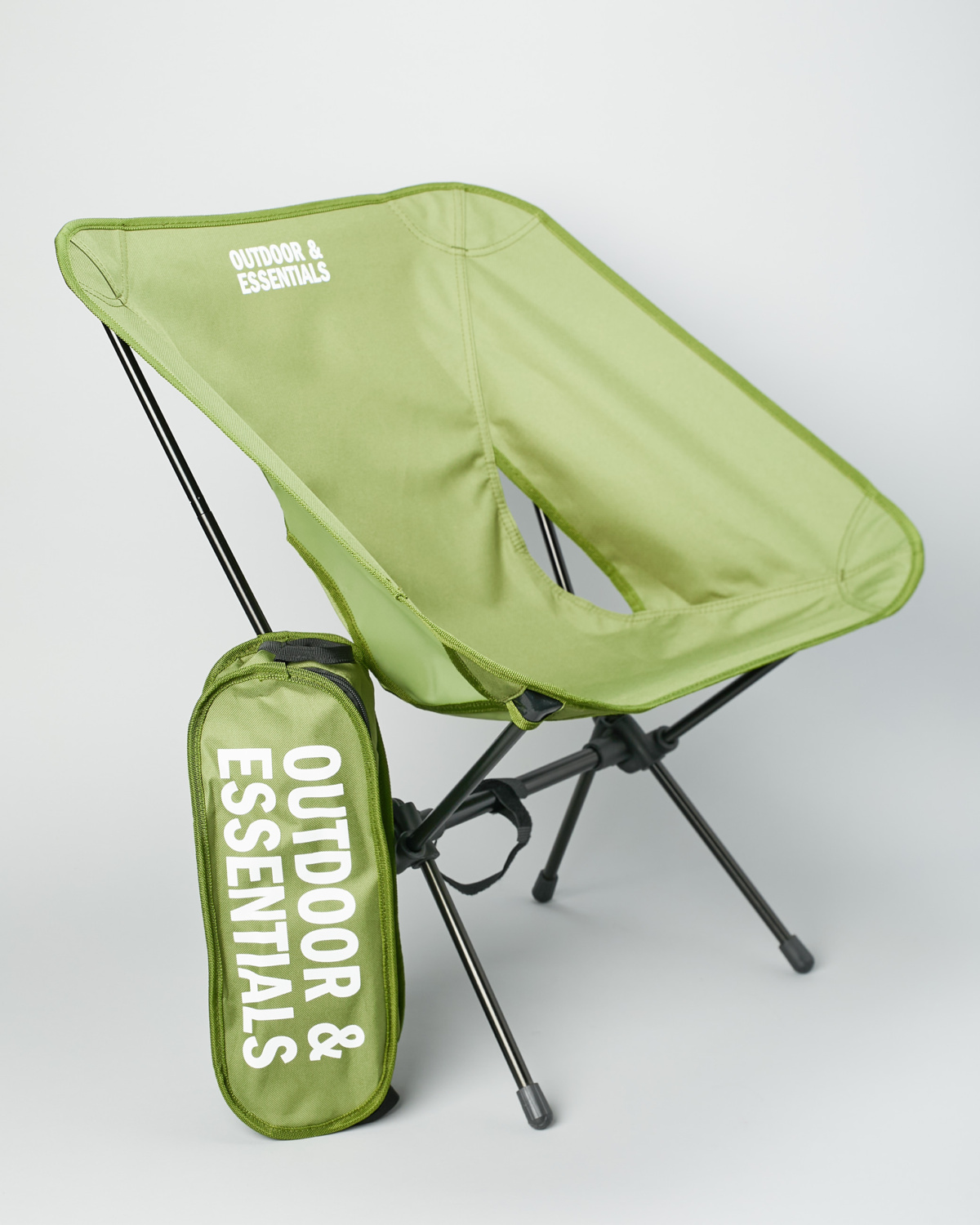 Outdoor & Essentials Foldable Hiking Chair Green - til