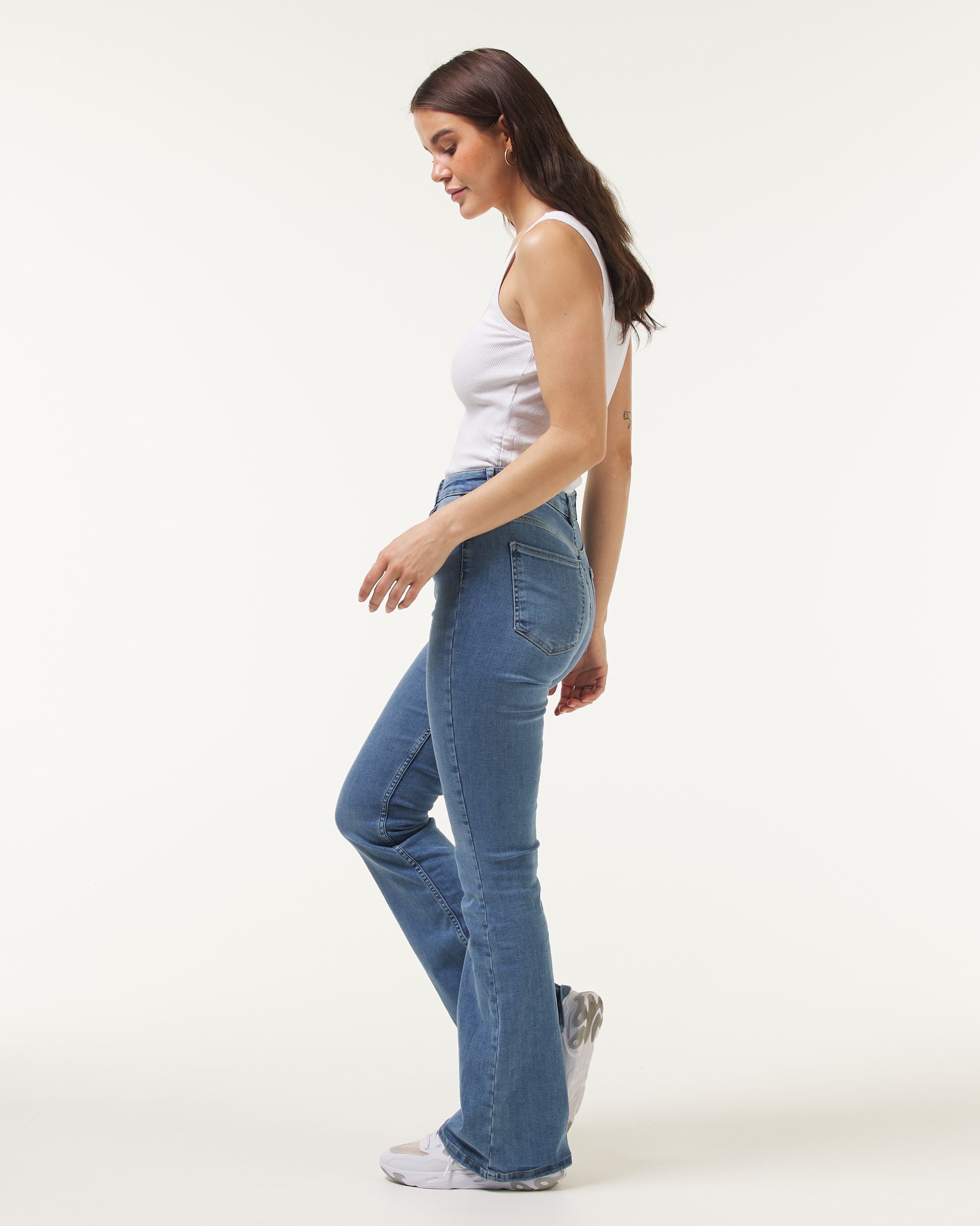 Chrissy Boot Cut Jeans Light Blue 4