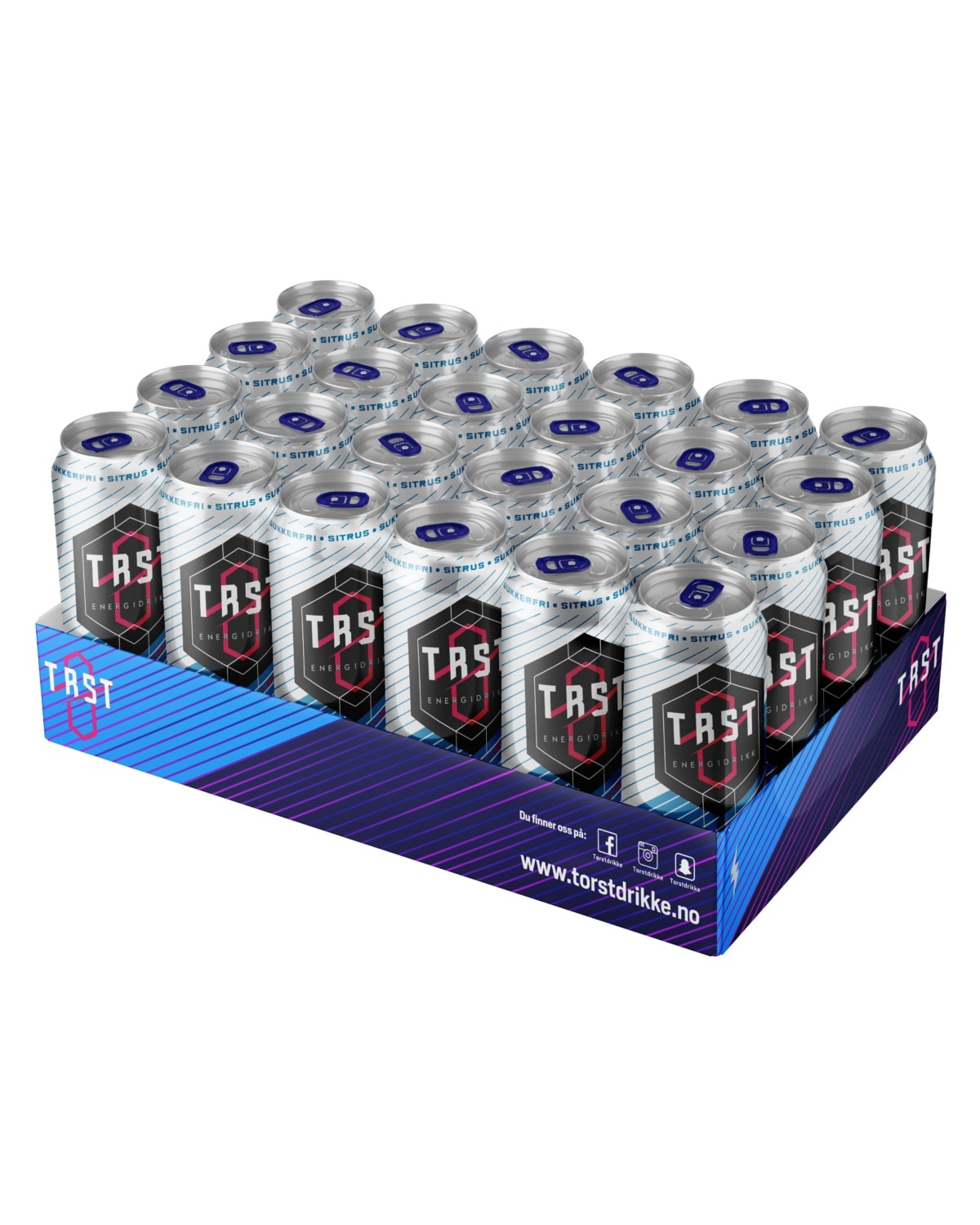 TØRST Energidrikk Sukkerfri Sitrus 24x500ml - b vitaminer