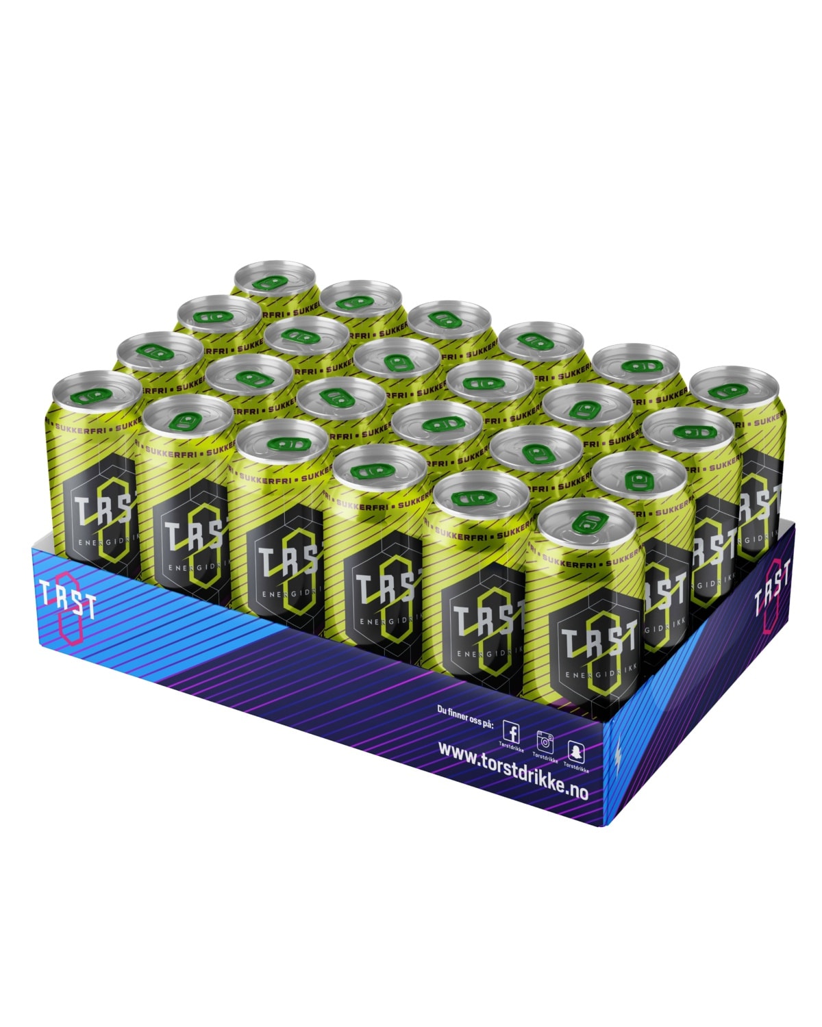 TØRST Energdrikk Sukkerfri 24x500ml - b vitaminer