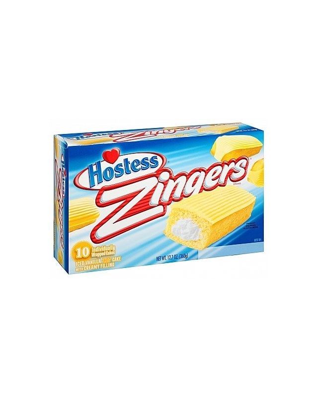 Hostess USA Zingers - 360gr - vanilla 10 pack - whey protein isolate