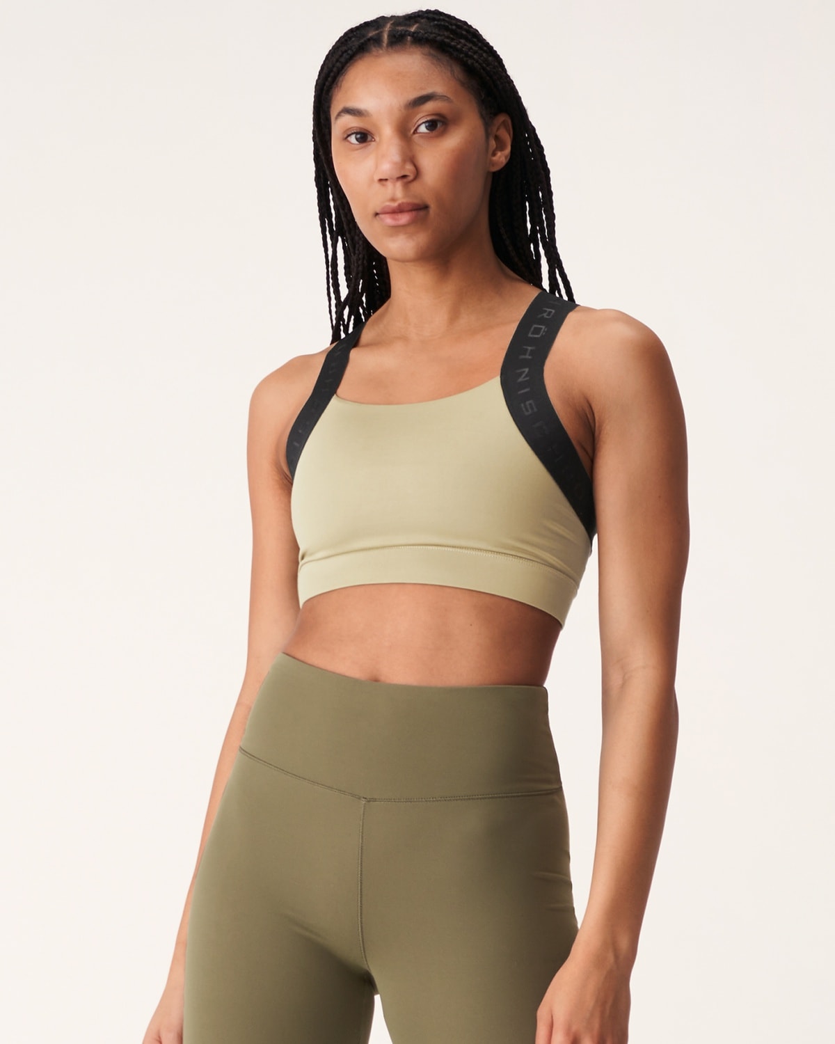 Röhnisch Kay Sports Bra State Green - S - bh