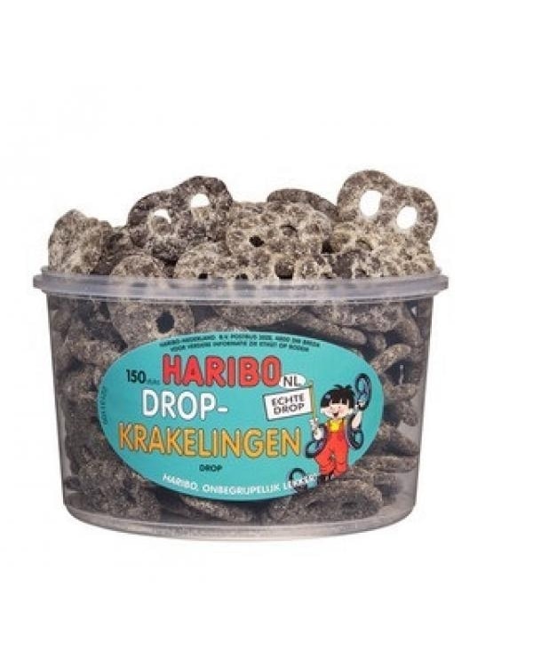 Haribo - Licorice Pretzels 1.2kg - in protein