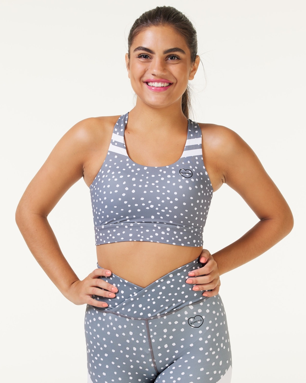 Bumpro Cloud Racer Bra Stormy Grey - XS - sports bh