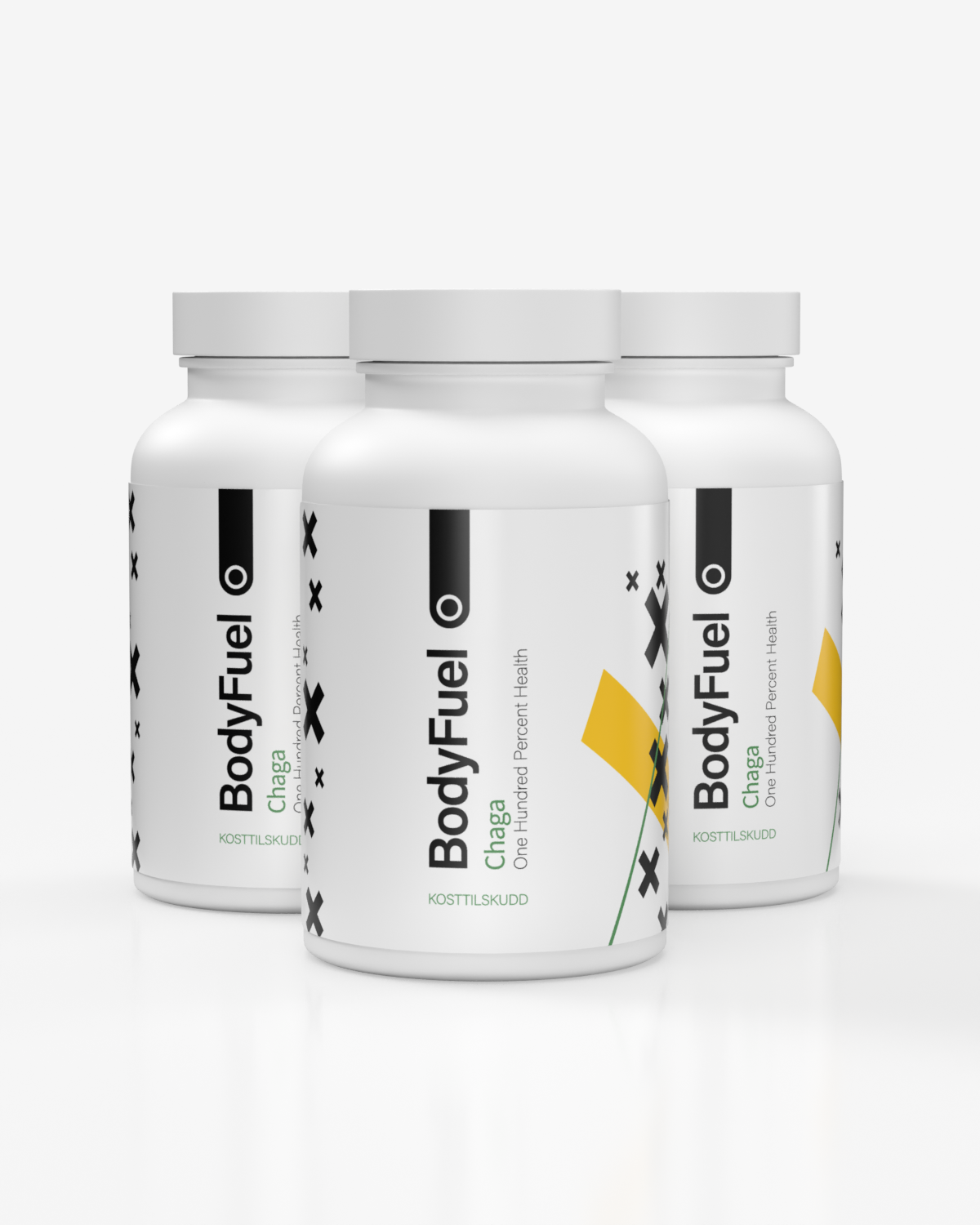 3xBodyFuel Chaga - tabletter