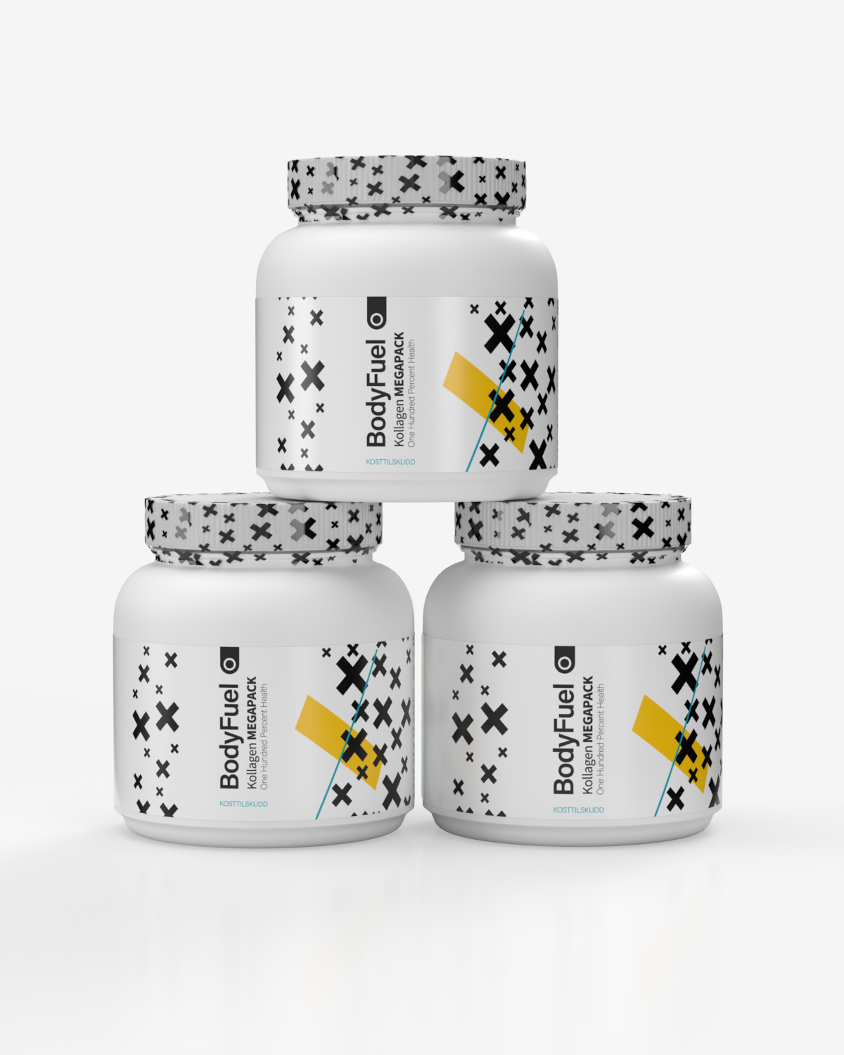 BodyFuel Kollagen MEGA-PACK - 3x500 tabletter! - TREPAKNING! - protein for