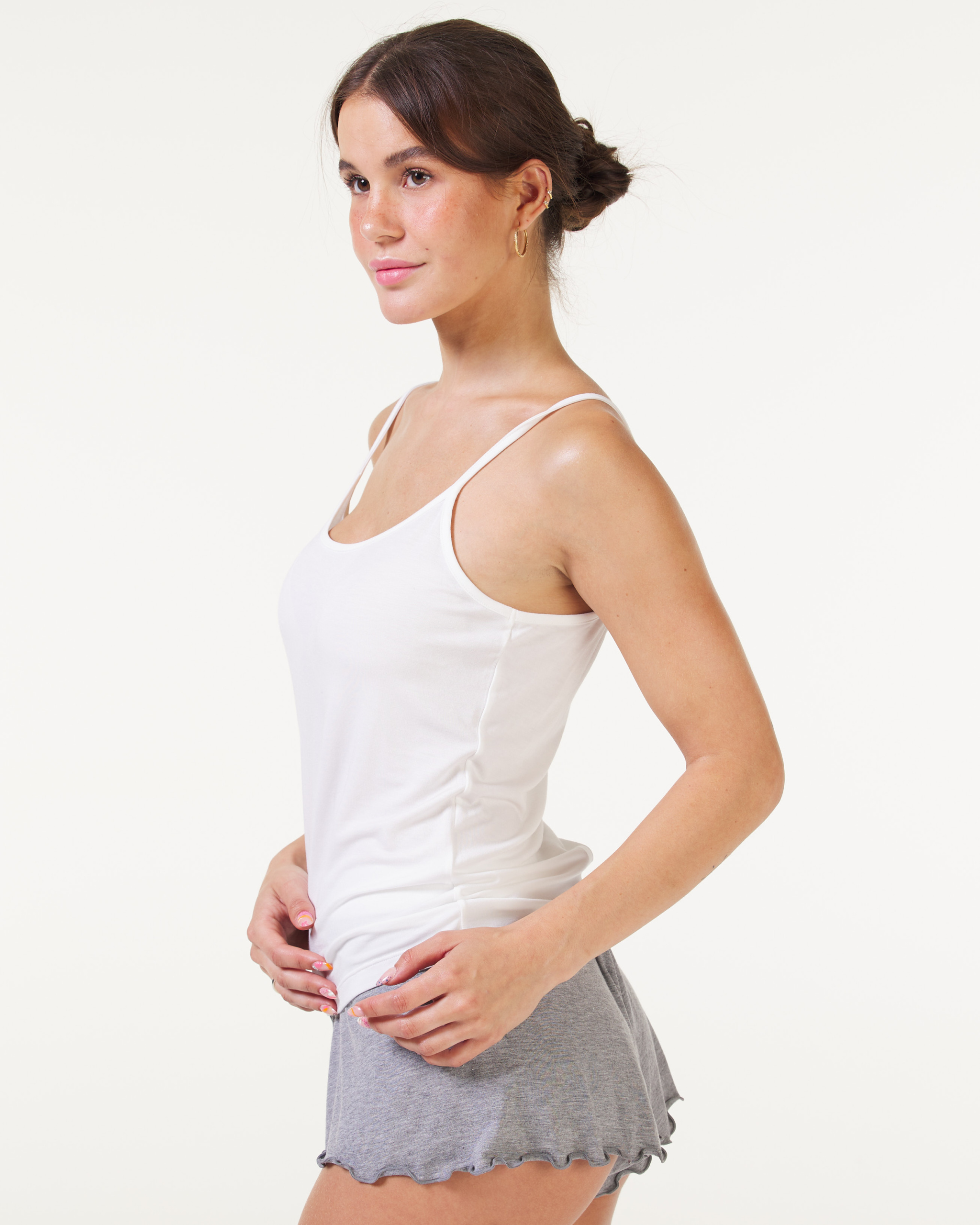Bumpro Loungy Basic Singlet White - 17-08-21 - Mangler Tag 7