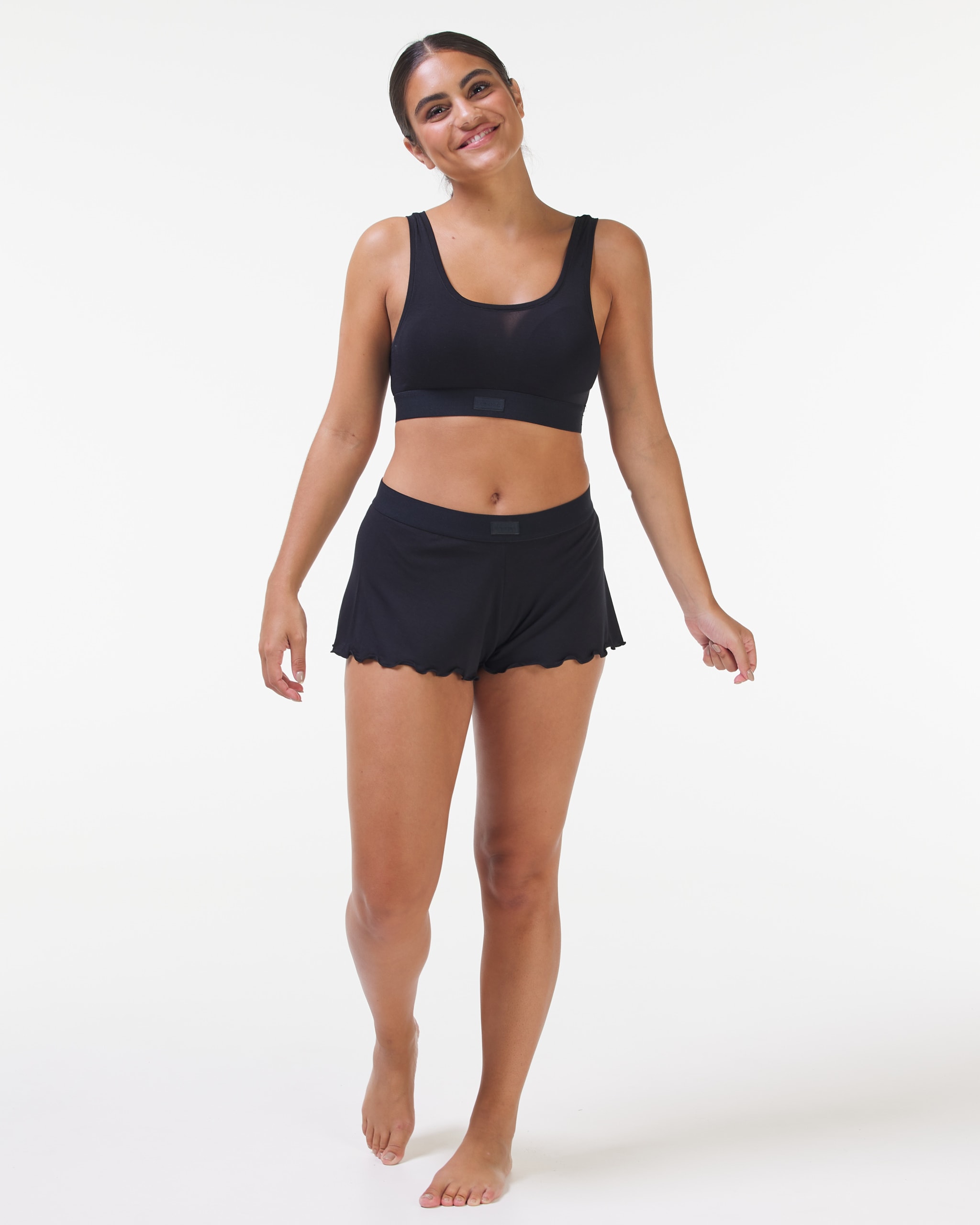 Lounge Basic Bra Black 1