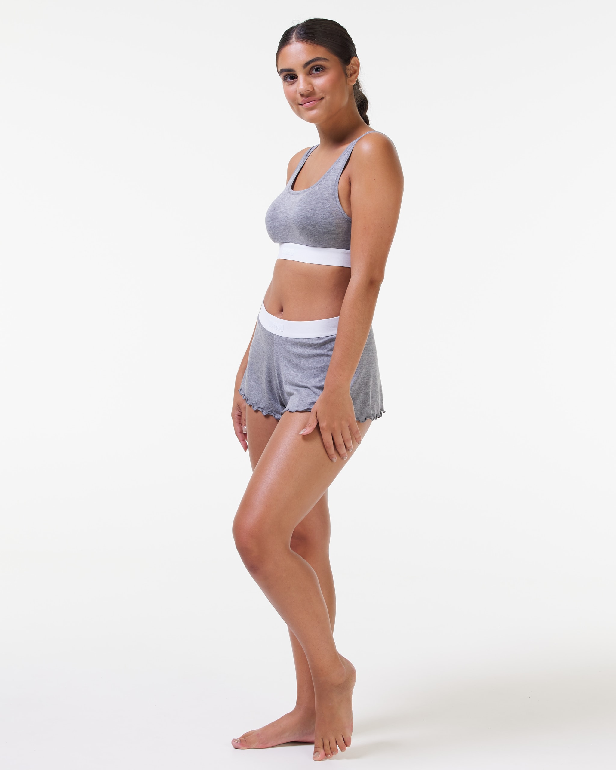 Lounge Basic Bra Grey 1