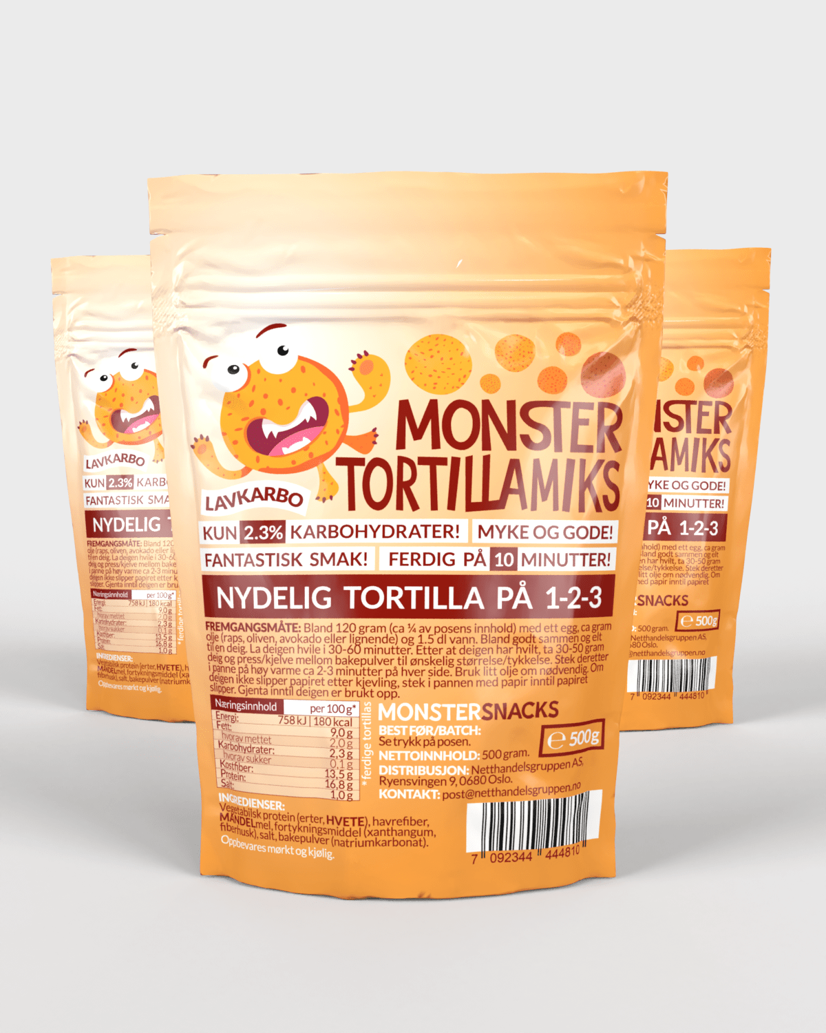 MonsterSnacks_New low carb tortilla mix_Three