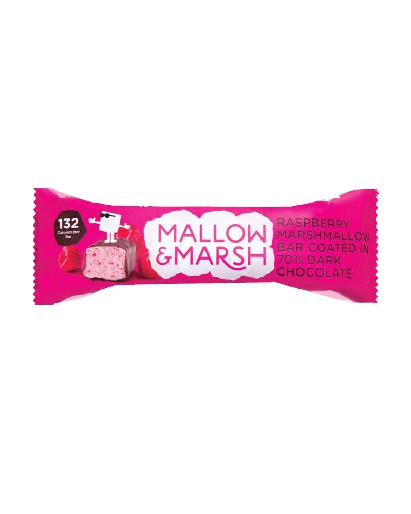 Marshmallow Bar - 35gr - raspberry - - vanilla protein powder