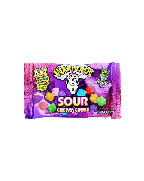 Warheads Sour Chewy Cubes Import - 70gr - assorted - the