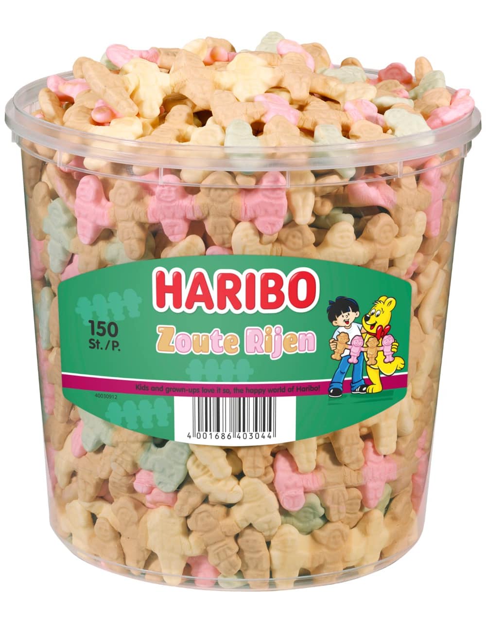 Haribo - Licorice Salty Rows 1.2kg - protein for