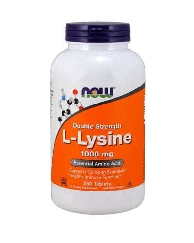 Now Foods L-Lysine 250x500mg (Kopi) - kollagen tilskudd