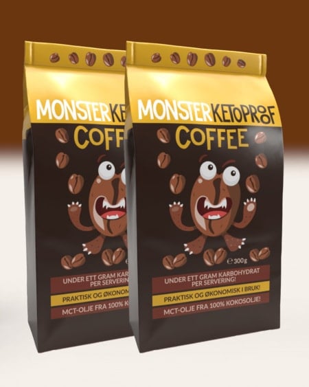 2 x Monster Keto Bulletproof Coffee 300g – BESTSELGER