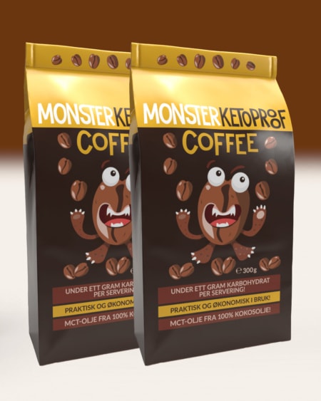 2 x Monster Keto Bulletproof Coffee 300g – BESTSELGER