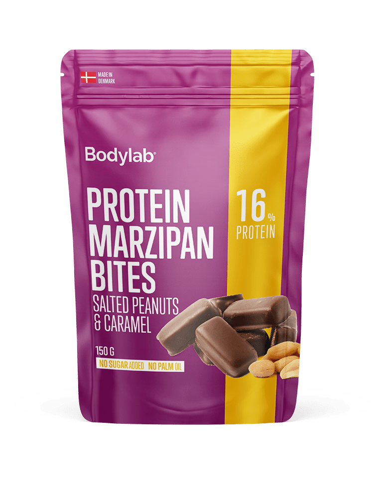 Bodylab Marzipan Bites - Salted Peanuts & Caramel 150g - protein powder for