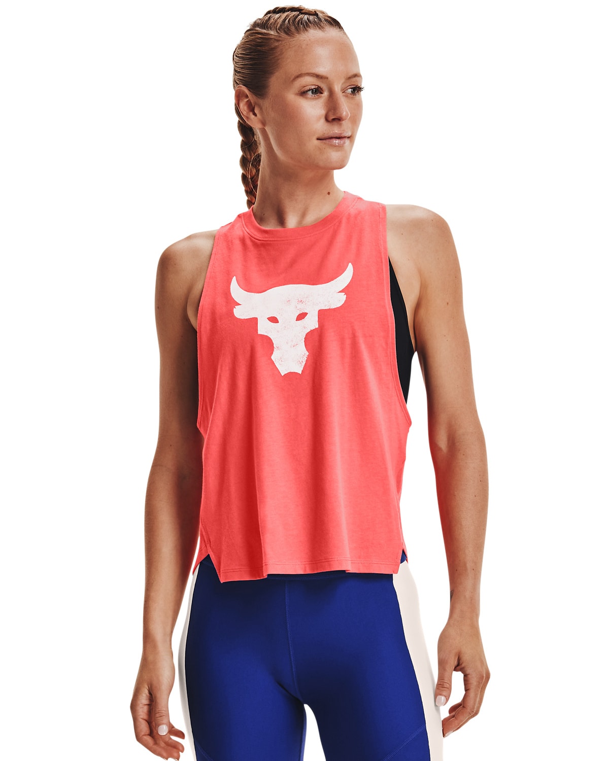 Under Armour Project Rock Bull Tank Red - M - skjorte