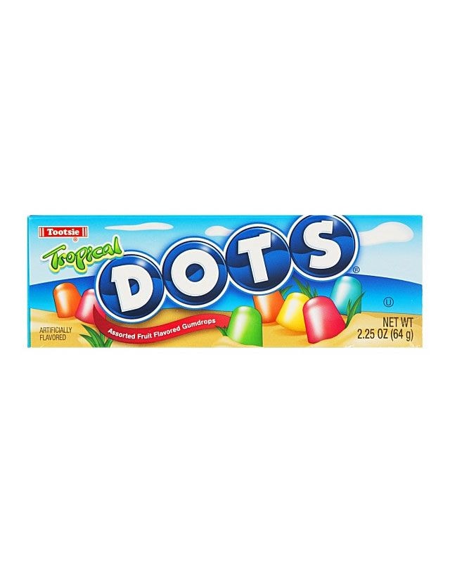 Tootsie Dots USA Import - 64 gr - assorted tropical - food