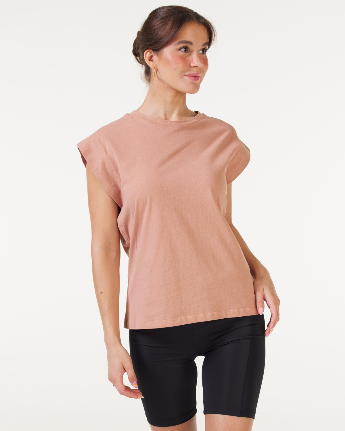 Weightless Rebecka Vest Beige - S - jeans shorts
