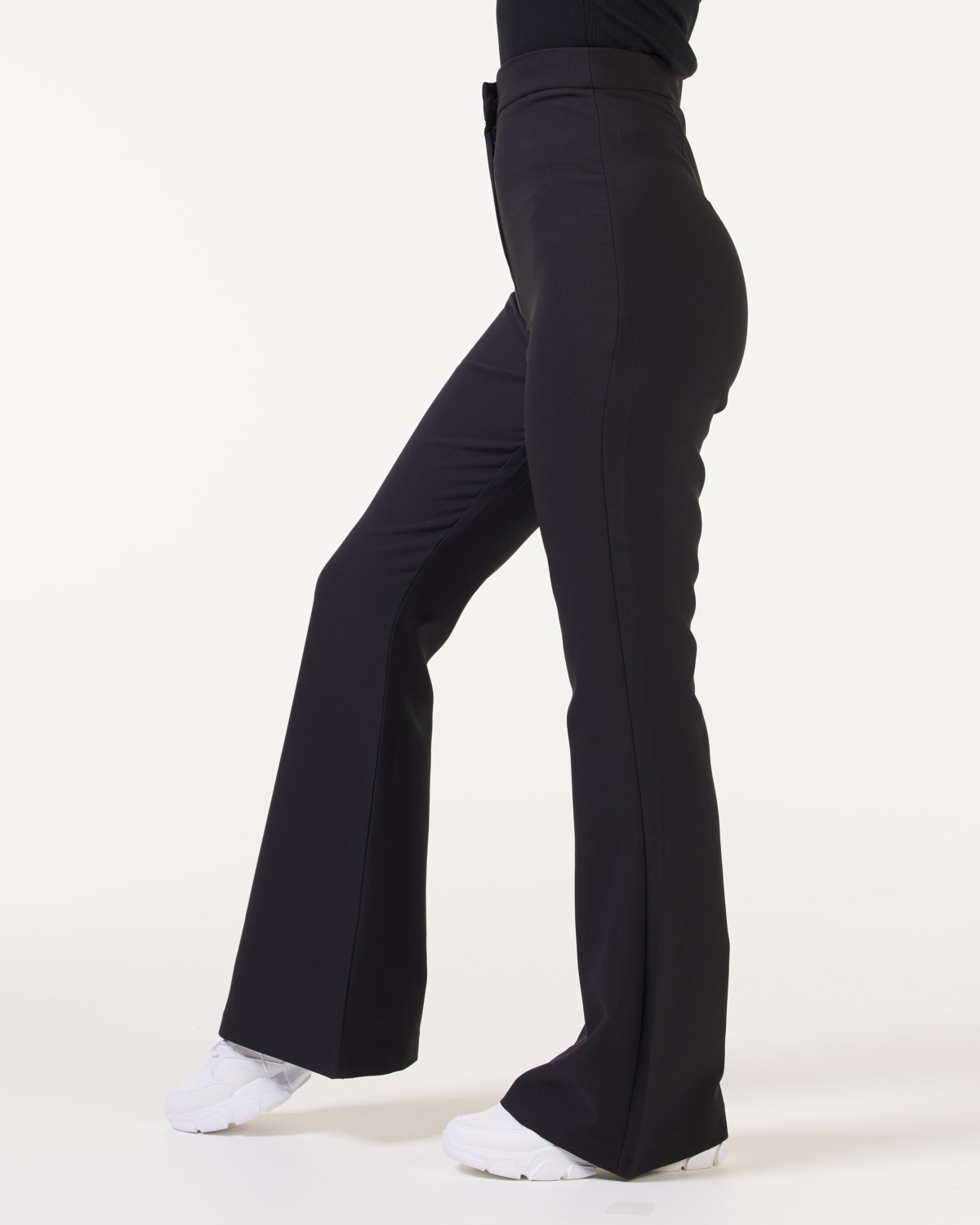 Weightless Ines Flared Suit Pants Black - 34 - bukser