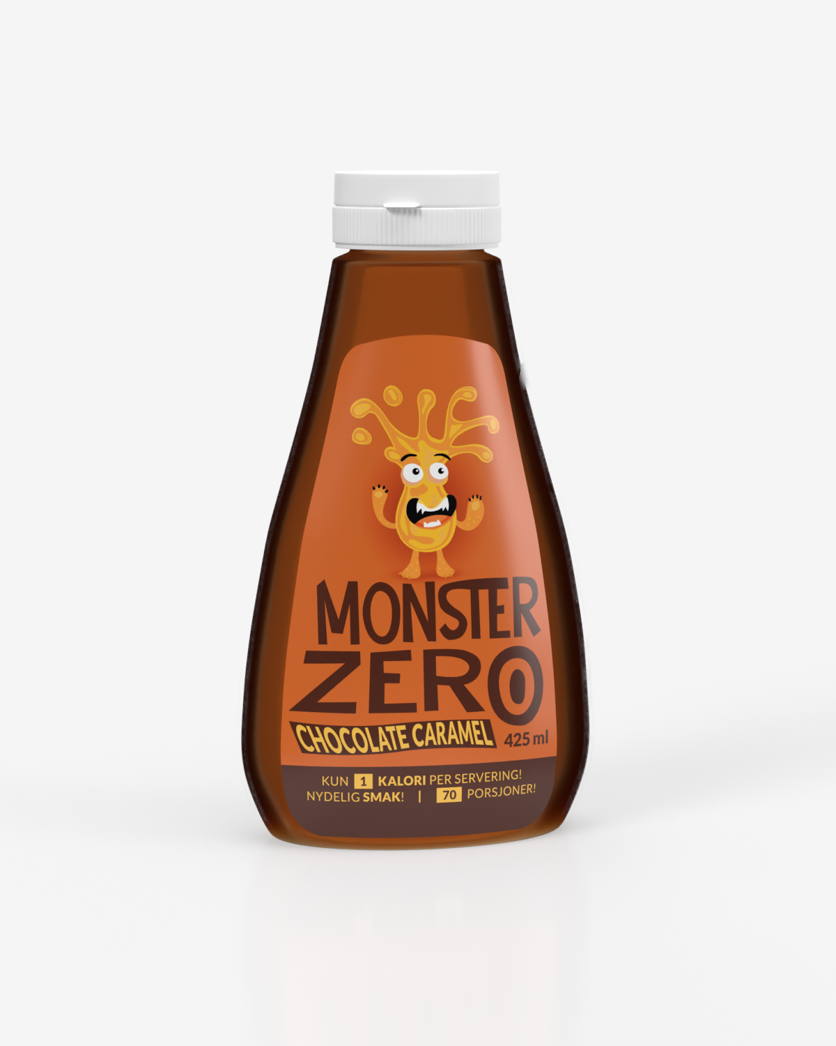 Monster Zero Calorie Syrup - Chocolate & Caramel 425ml - gram protein