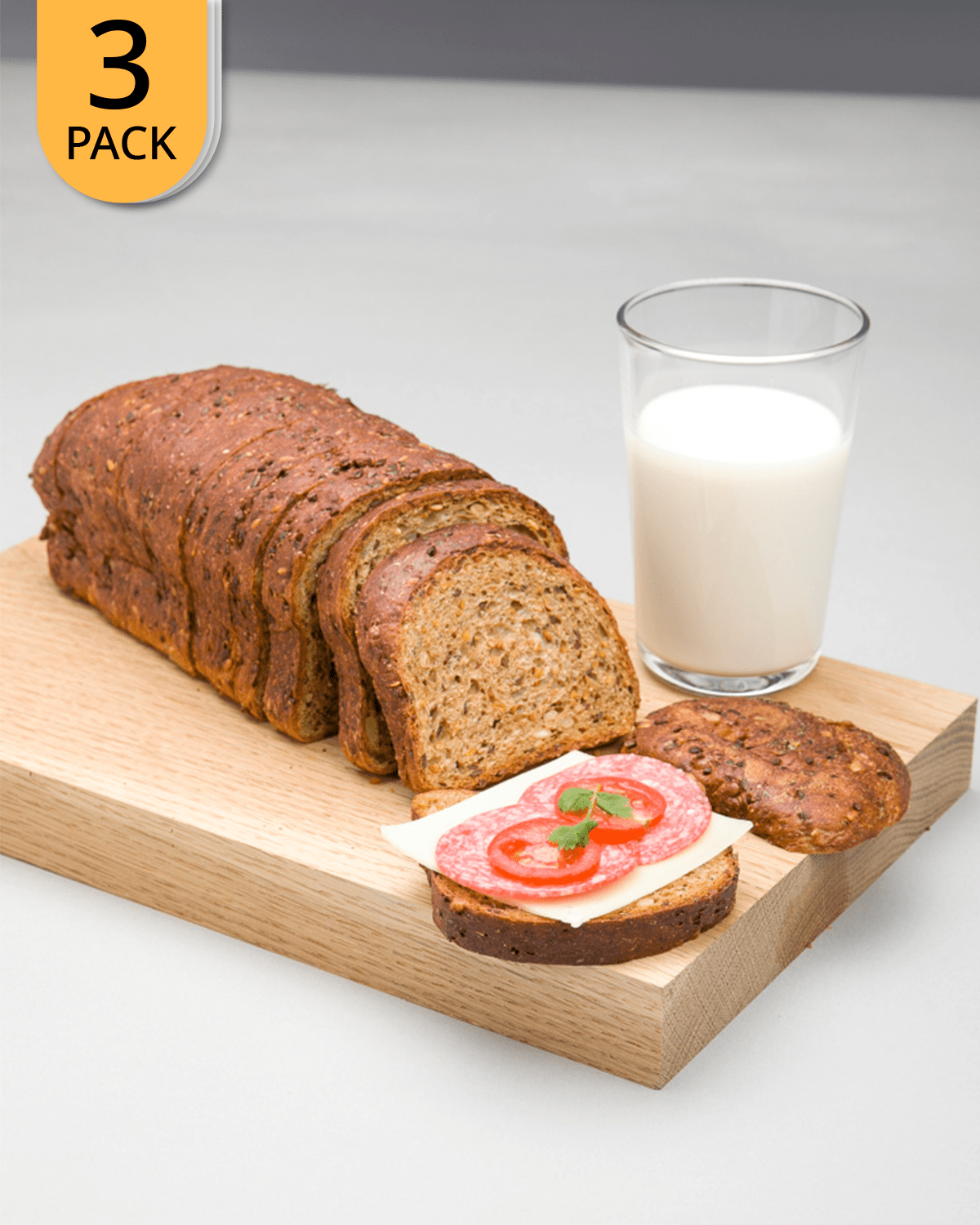 3x Monster Lavkarbo Proteinbrød 360g - til barn