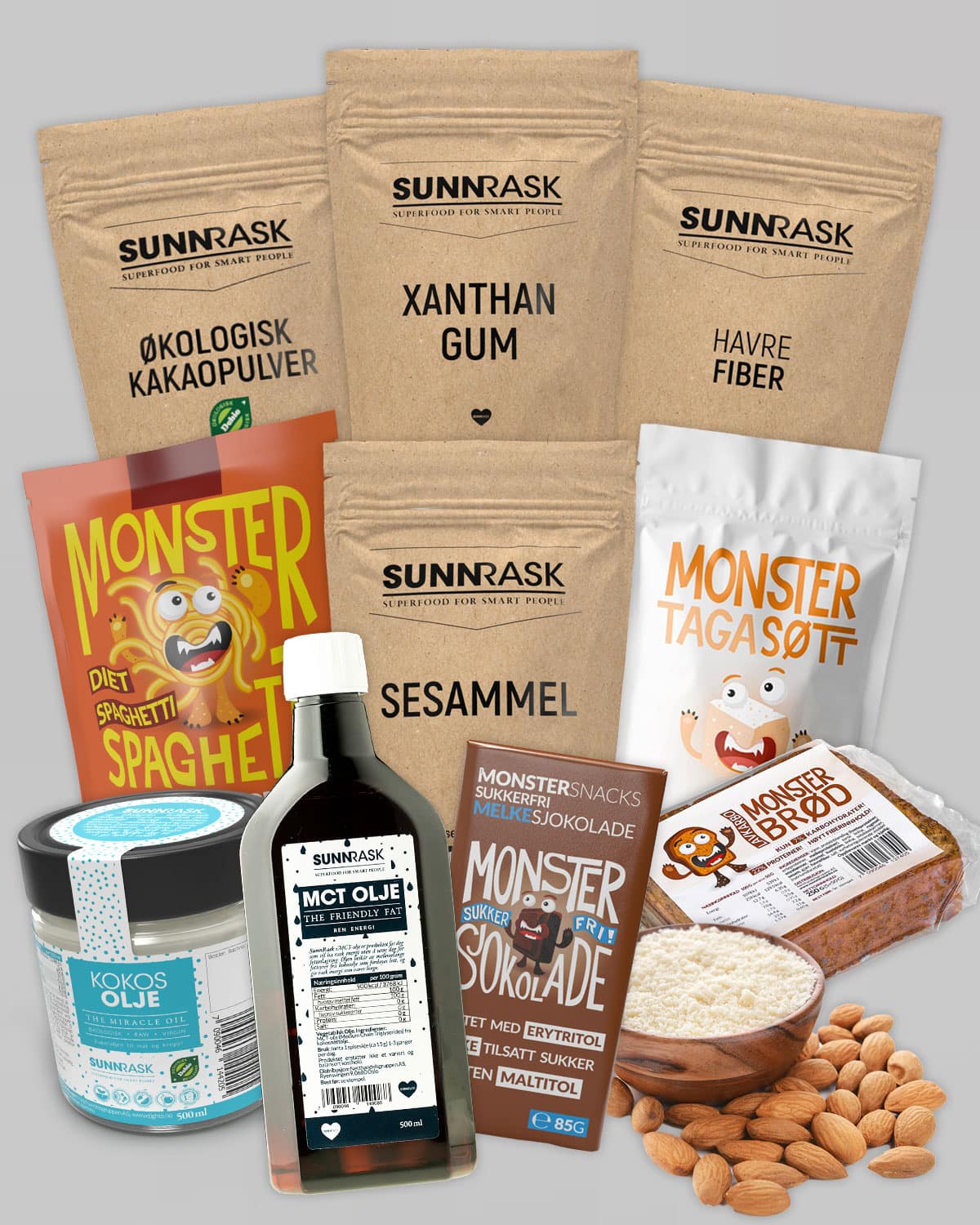 KETO SUPERKIT - Startpakke! 11 FAVORITTER - low carb diet