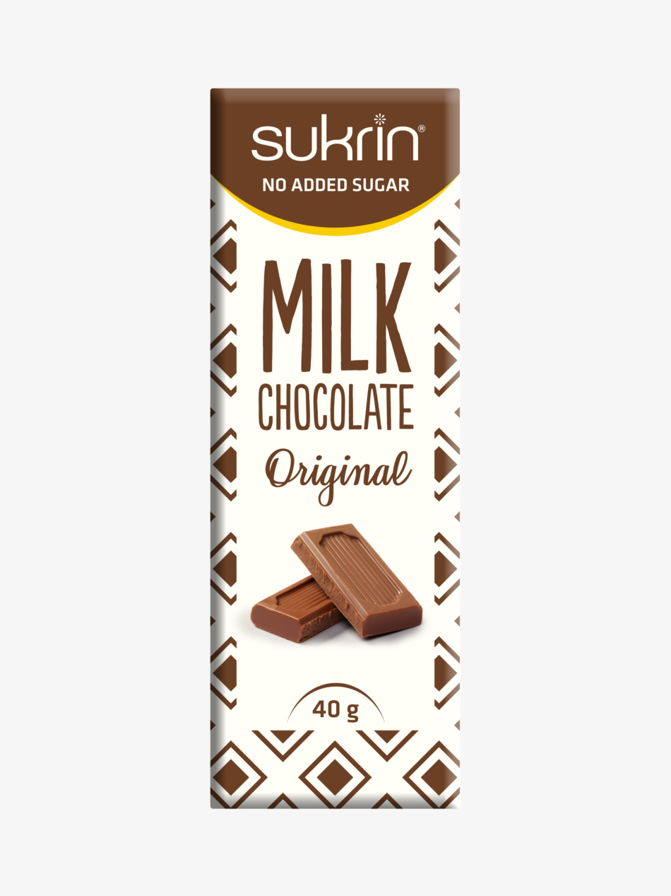 Funksjonell Mat Sukrin Melkesjokolade 40g