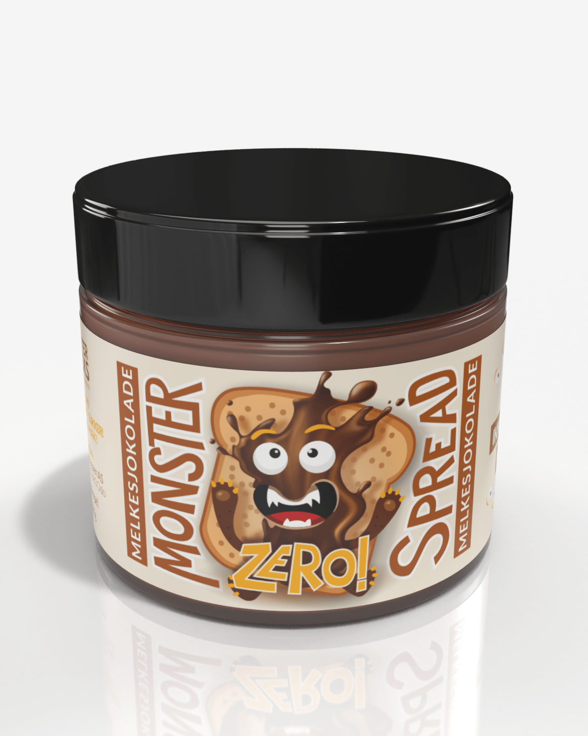 Monster Zero Spread - Milk Chocolate 300g - gram protein
