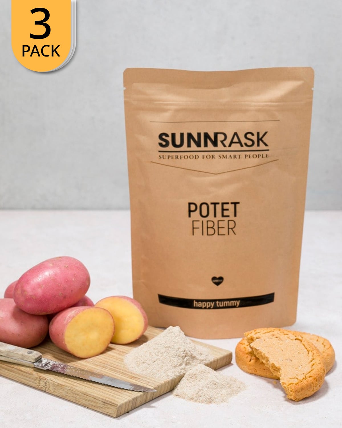 SunnRask Pofiber 3x150g