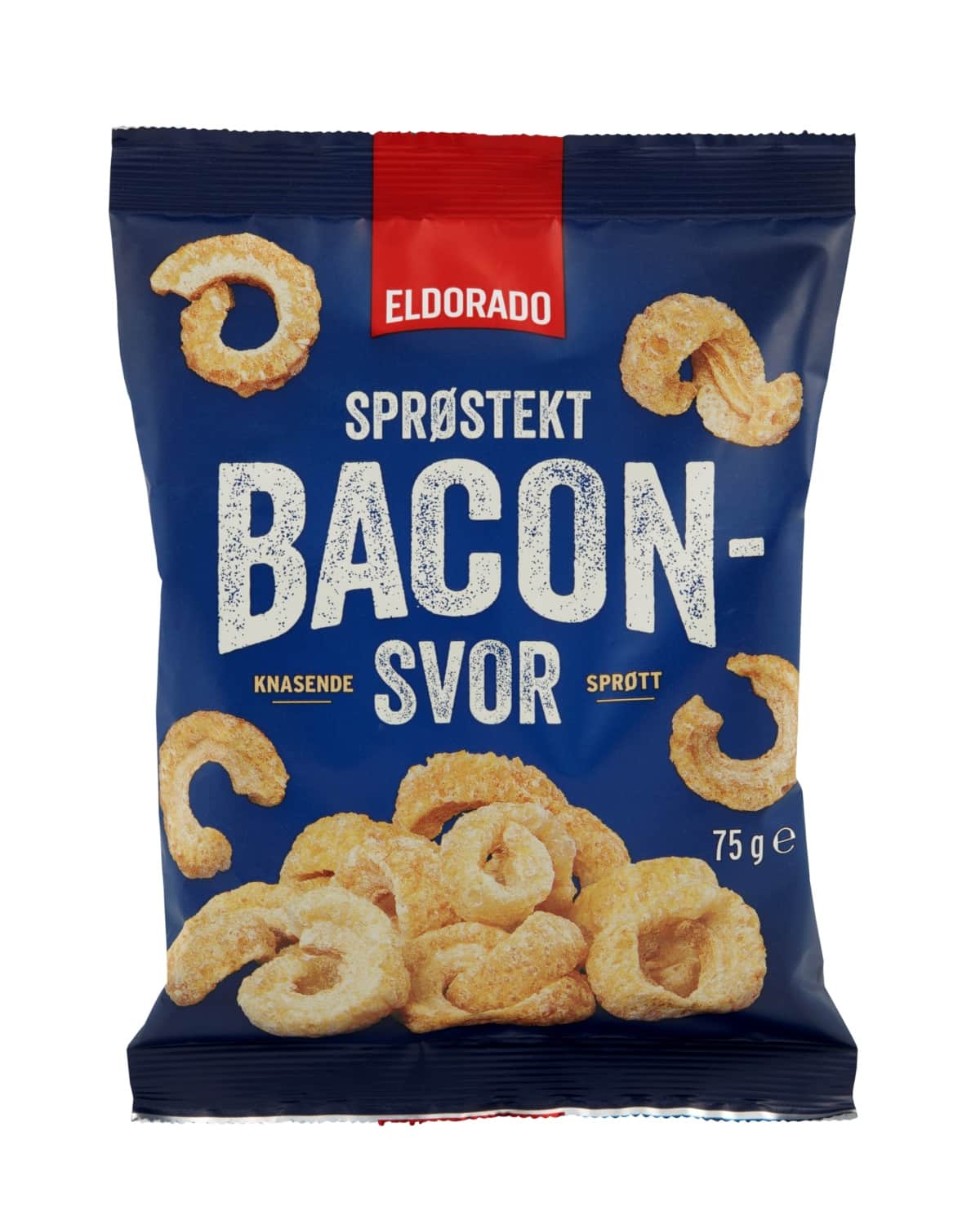 Eldorado Sprøstekt Baconsvor 75gDATODEAL! - gram protein