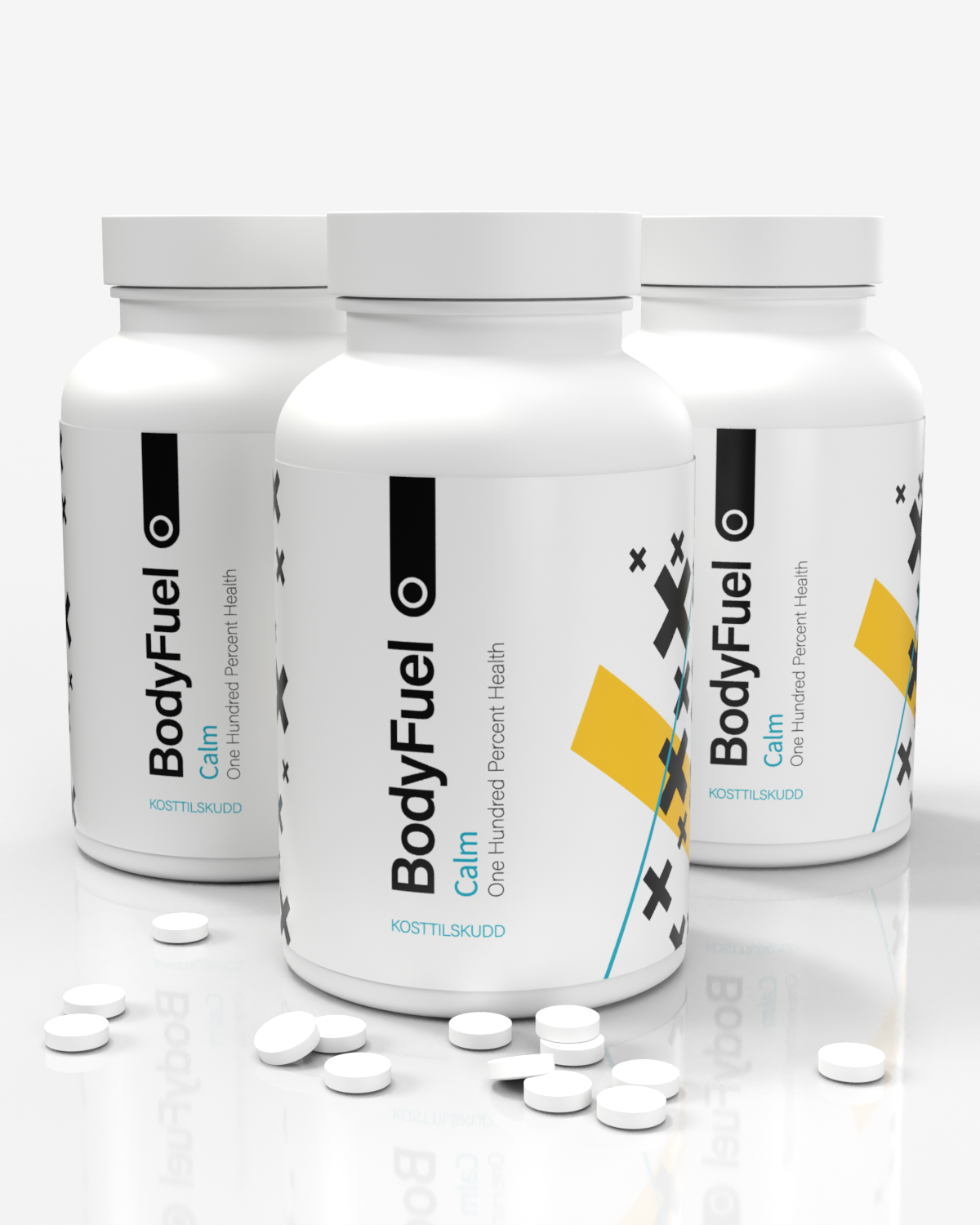 3xBodyFuel Calm - tabletter