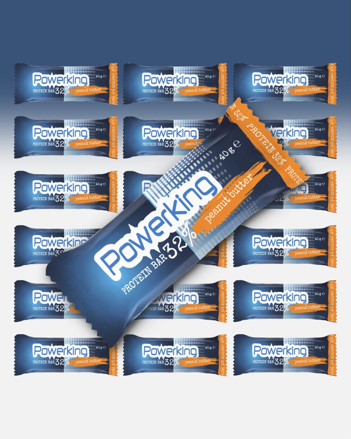 Powerking Proteinbar Peanut Butter 18x40g - cocoa powder