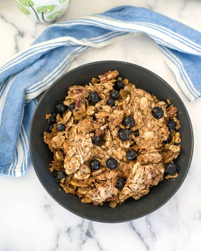 Monster Lavkarbo Granola - Blueberry 300g - gram protein