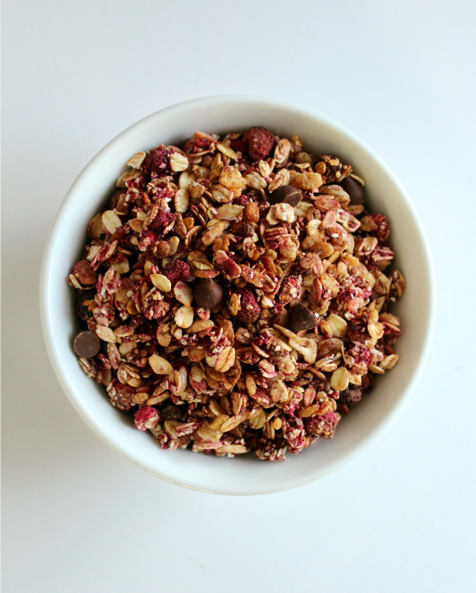 Monster Lavkarbo Granola - FIRE SMAKER - 300g - Radical Raspberry - protein for