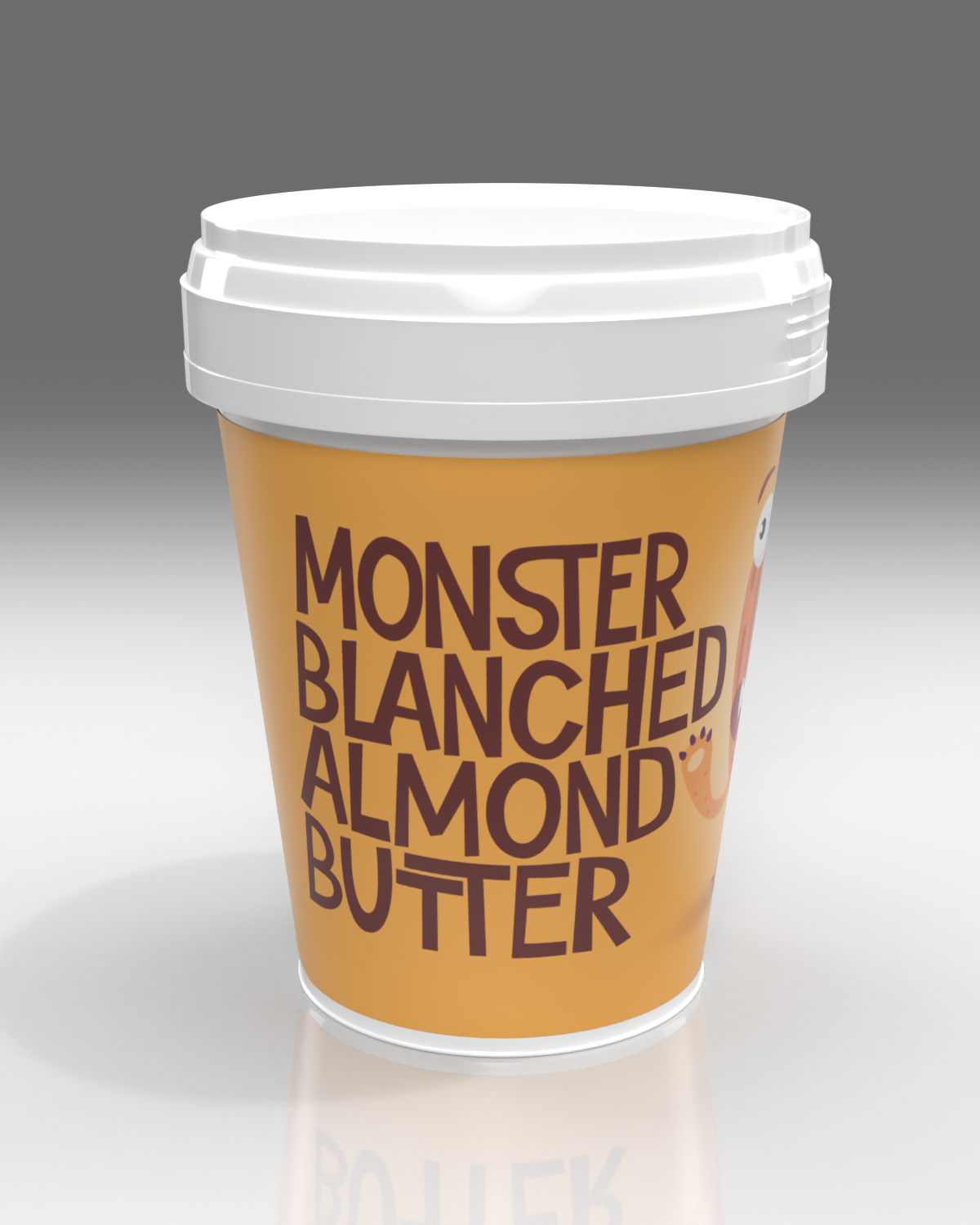 Monster Blanched Almond Butter 1kg - Mandelsmør - the