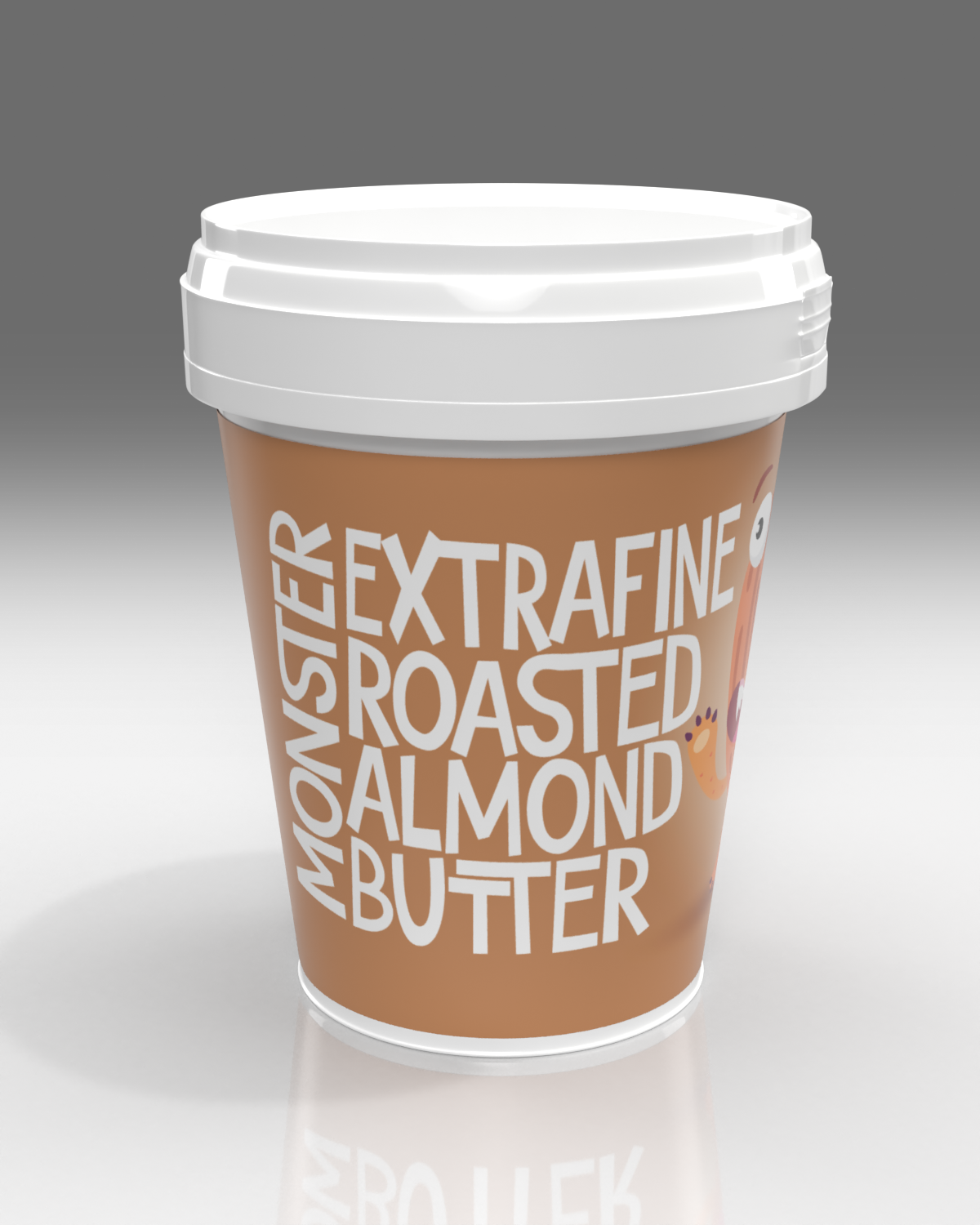 Monster Extrafine Blanched Almond Butter 1kg - Mandelsmør - is