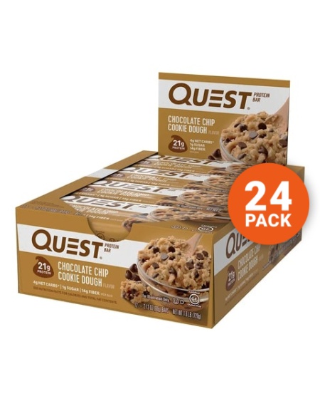 24-pack Quest Bars Cookie Dough 60g