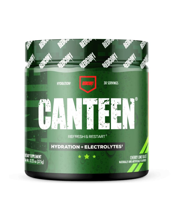 Redcon1 Canteen - Hydration + Electrolyes - 375g - Cherry Lime Blast - powders