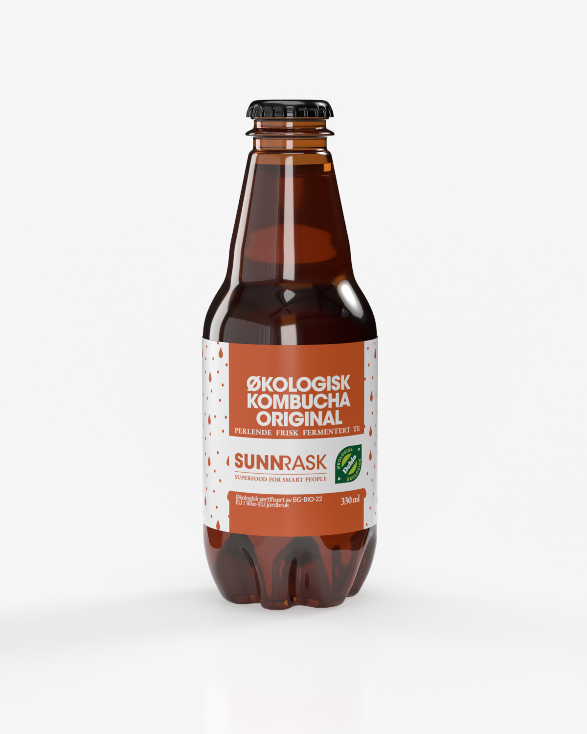 SunnRask Økologisk Kombucha Original 330ml