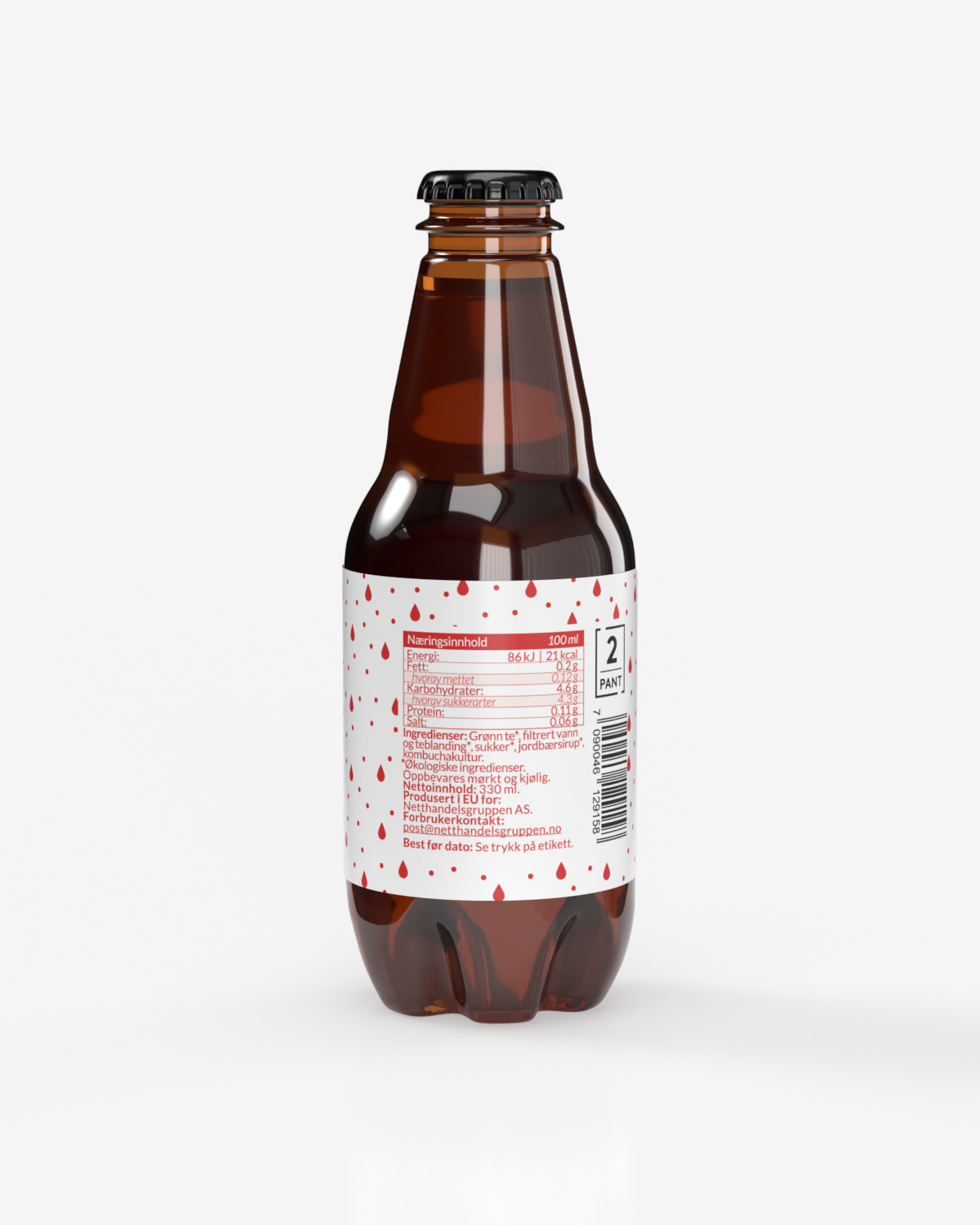 SunnRask_Okologisk Kombucha Strawberry_V02