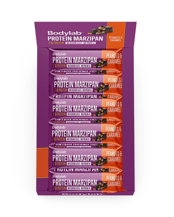 Bodylab Protein Marzipan Peanuts & Caramel 12x50g - bar