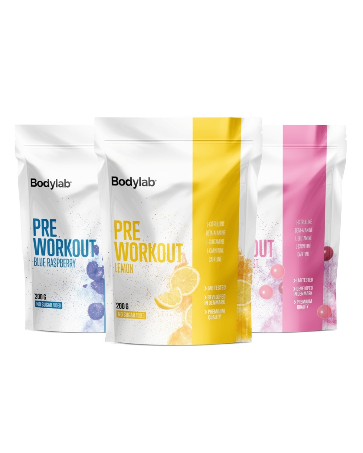 Bodylab PWO 3x200g - pump pre workout