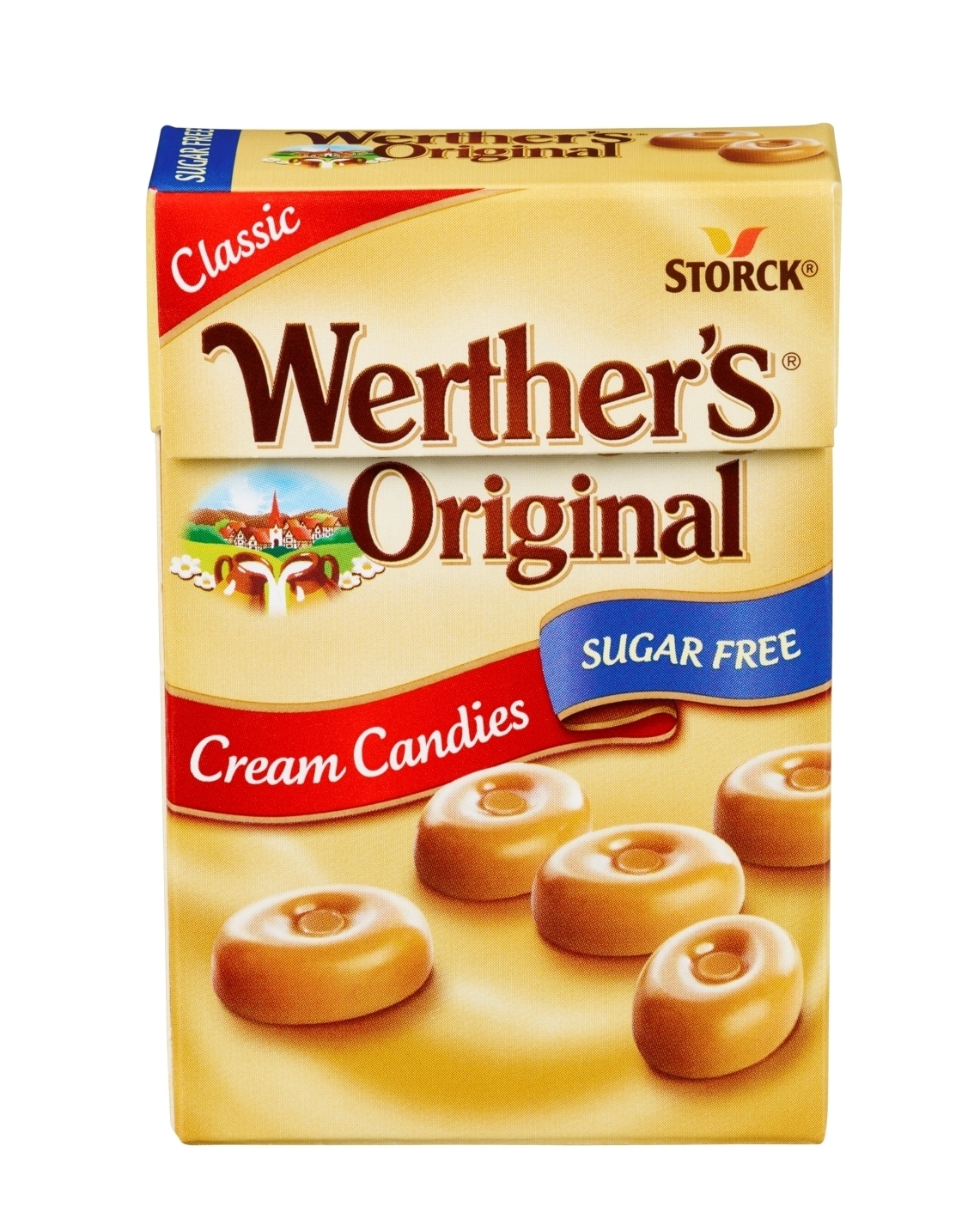 Werther's Orginal Sugar free box 42g - sukkerfritt