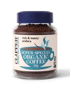 Clipper Coffee med roast Arabica 100g - til