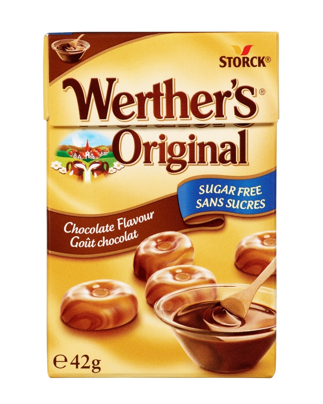 Werther's Sugar free Chocolate 42g - salt karamell