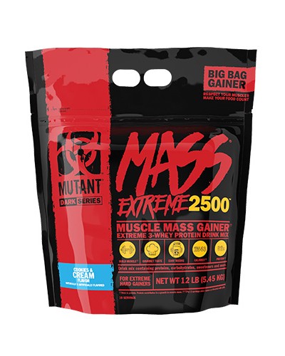 Mutant Mass XXXTREME 5.45kg - Triple Chocolate - whey protein for